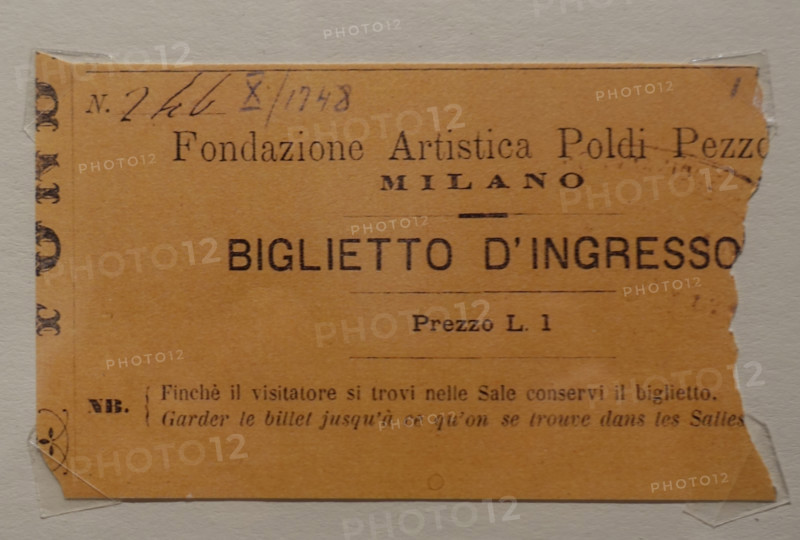 Ticket to the Poldi Pezzoli Museum in Milan