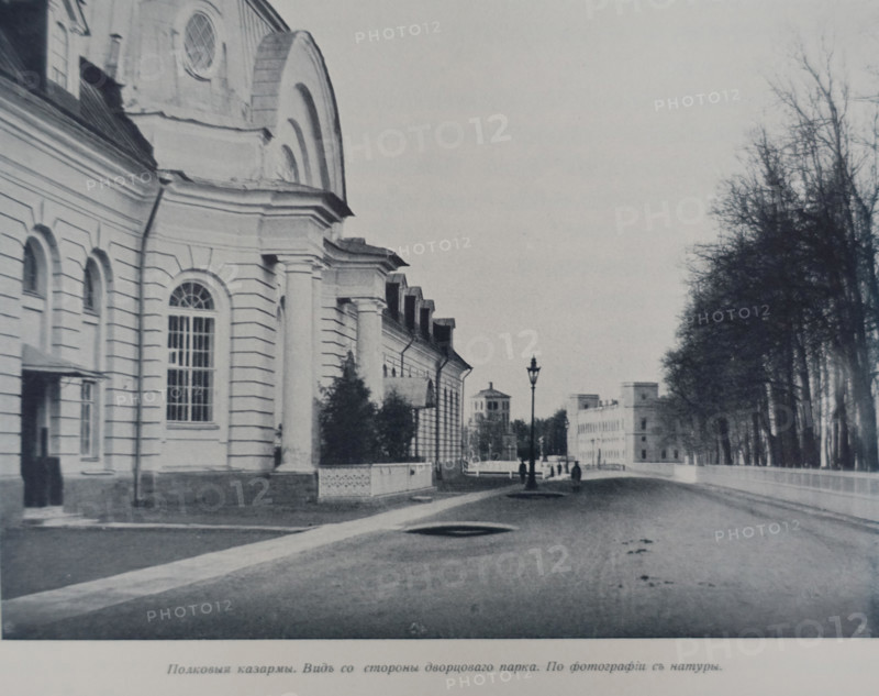 The Regimental barracks and church