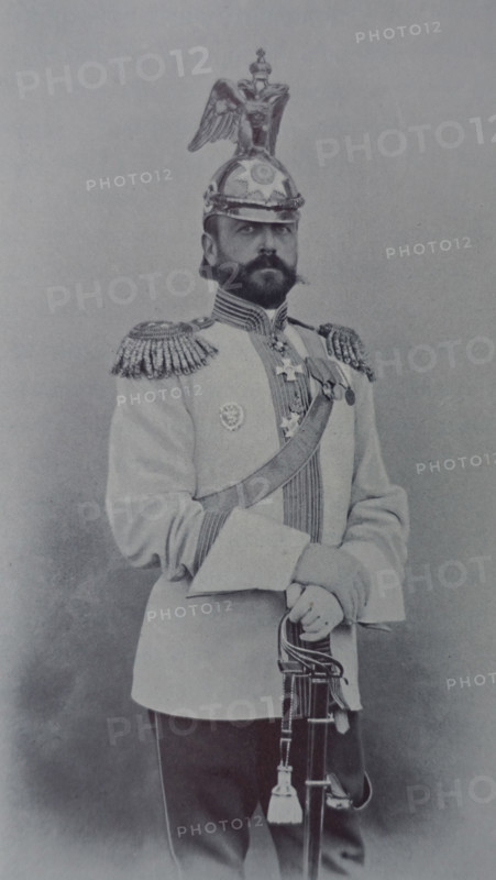 Portrait regiment commander Major General Baron Rausch von Traubenberg Evgeny Aleksandrovich (1855-1923)