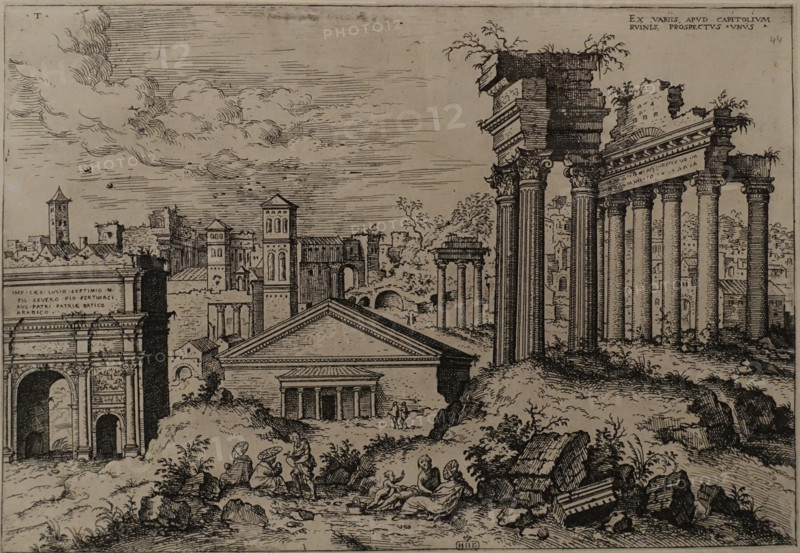 View of the Roman Forum from the Capitoline Hill