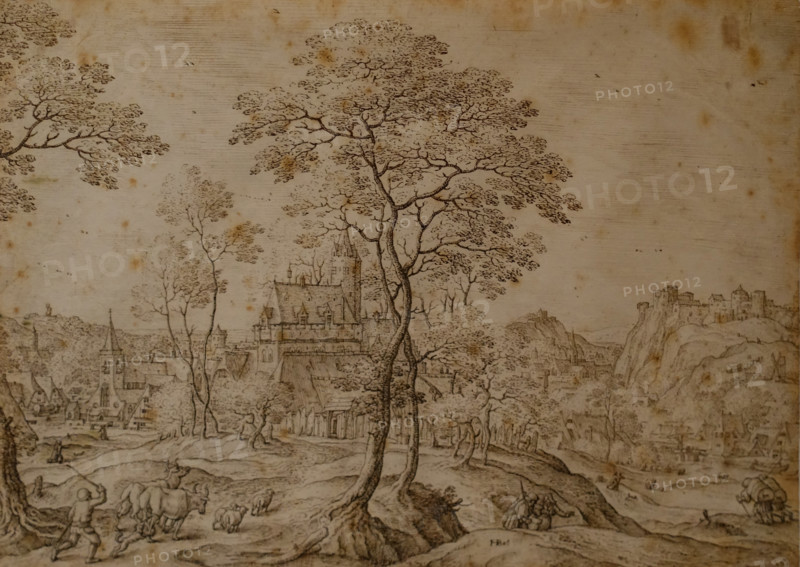 Landscape with a Castle and a Herdsman