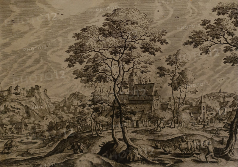 Landscape with a Castle and a Herdsman