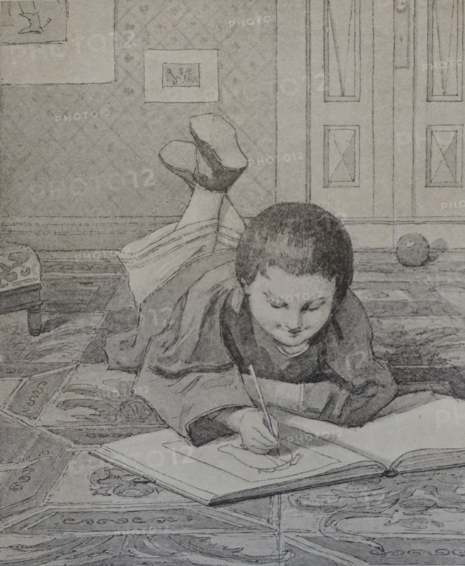 Illustration from the children's book 'Summer in Tsarskoe Selo