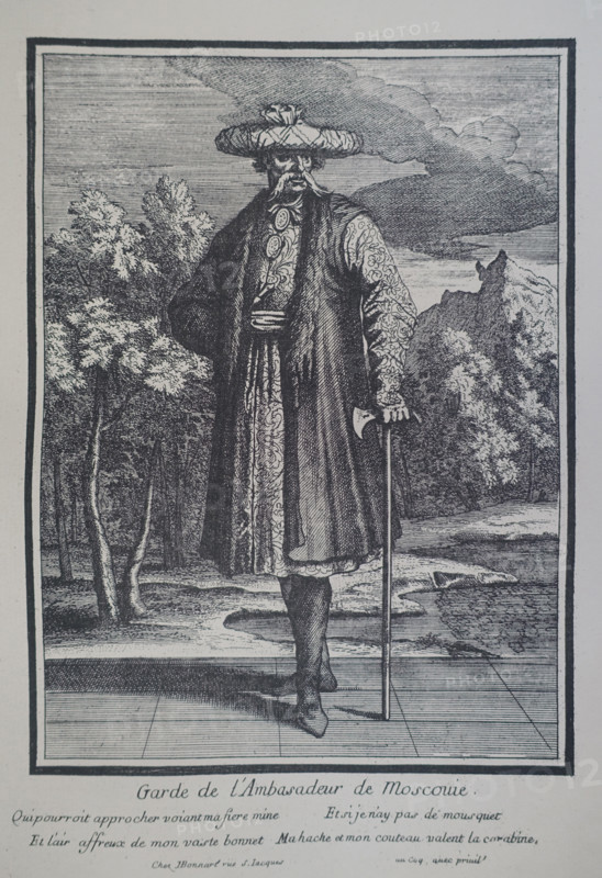 Nikita Bekhteev with a diplomatic mission in Paris in 1688