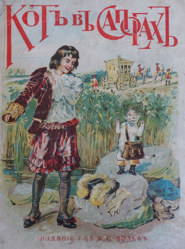 Illustration from the book Puss in Boots