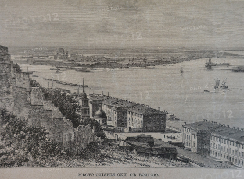 The confluence of the Oka and Volga