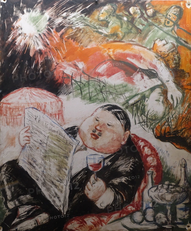 Illustration for the poem by Mayakovsky Vladimir Vladimirovich (1893-1930)  'To You!' 1940