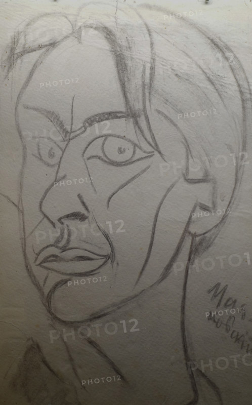 Portrait of Mayakovsky Vladimir Vladimirovich (1893-1930)