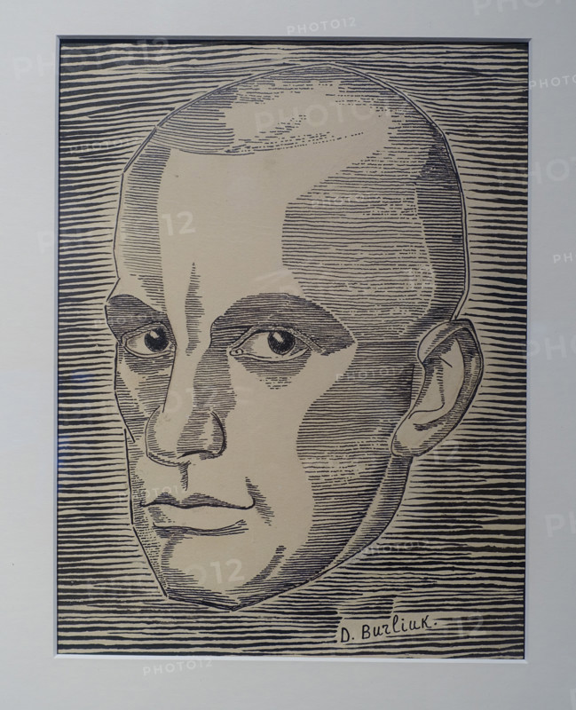 Portrait of Mayakovsky Vladimir Vladimirovich (1893-1930)