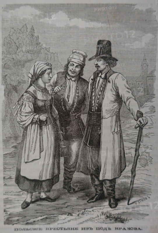 Polish peasants from Krakow province