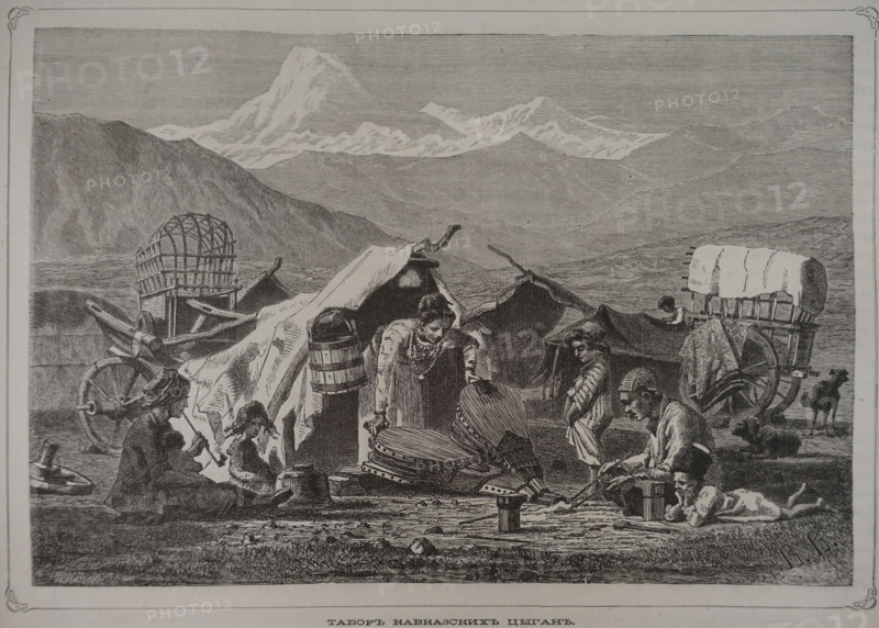 Camp of Caucasian Gypsies
