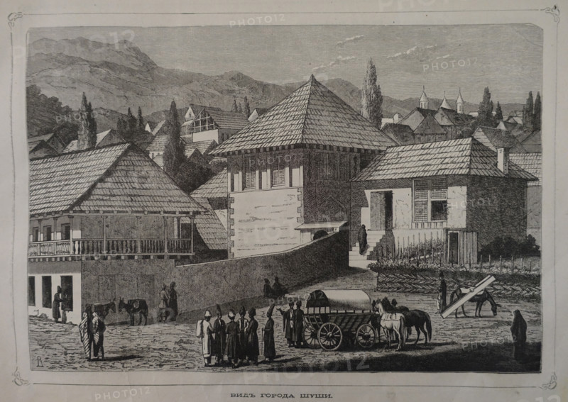 View of the city of Shushi (Azerbaijan)
