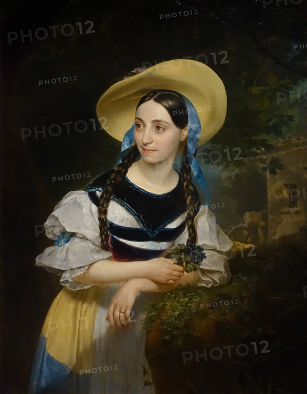 Portrait of Fanny Persiani-Tacchinardi as Amina in Vincenzo Bellini's opera La Sonnambula