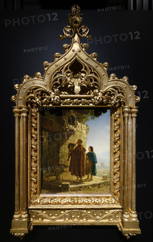 Pifferari in Front of the Image of Madonna
