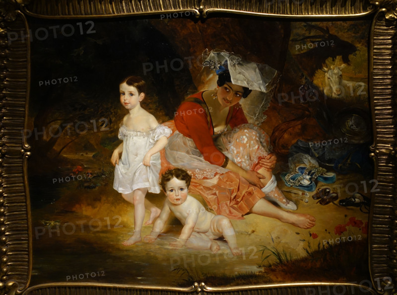 Portrait of Count Lev Wittgenstein's Children with an Italian Nanny