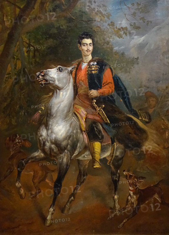 Portrait of Anatoly Demidov on Horseback