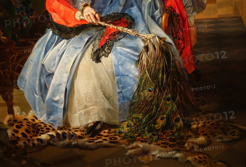 Fragment of the painting Portrait of Most Serene Princess Ekaterina Saltykova