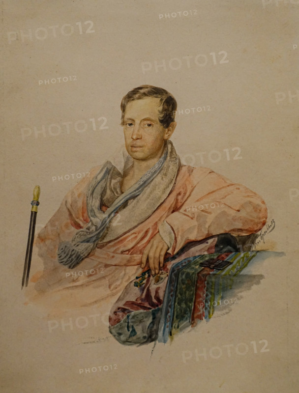 Portrait of diplomat Sergey Turgenev (1790 or 1792 - 1827)