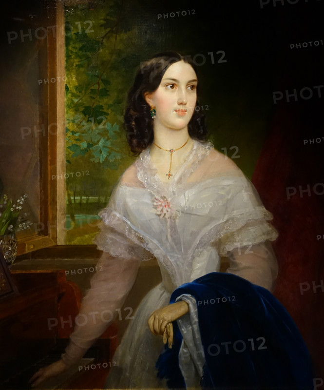 Portrait of a Young Woman by a Piano (Emilia Timm)