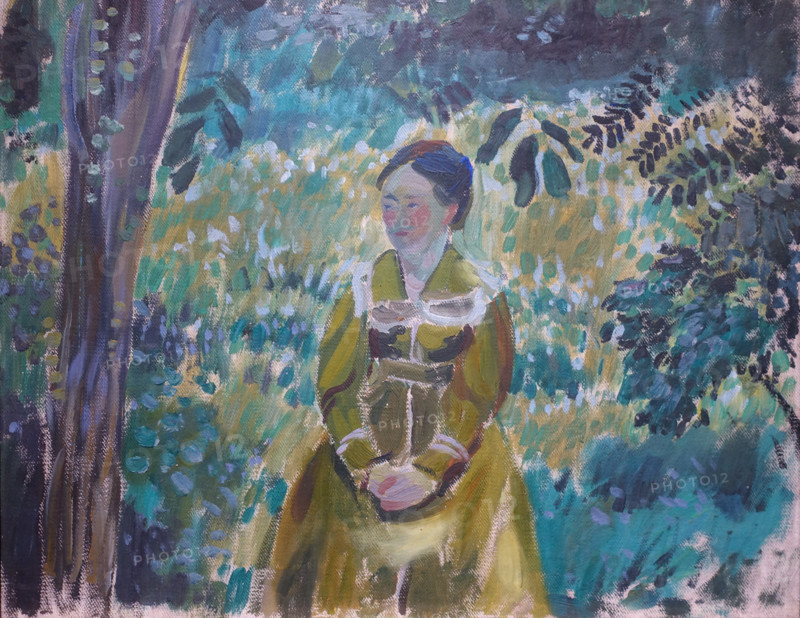 Woman in the Garden (Woman Seated Under a Tree)