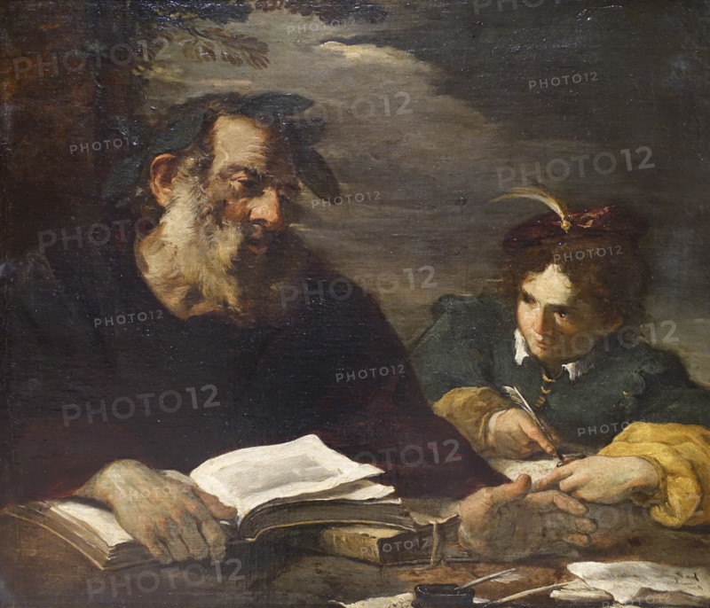 Homer Dictating His Poems