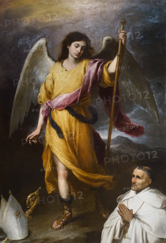 Archangel Raphael with Bishop Domonte