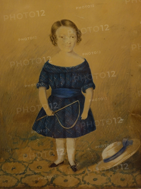 Girl in a Blue Dress