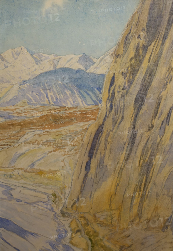 At the construction site of the Gergebil hydroelectric power station