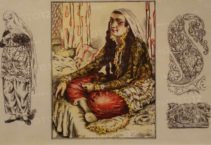 Turkish woman in formal dress