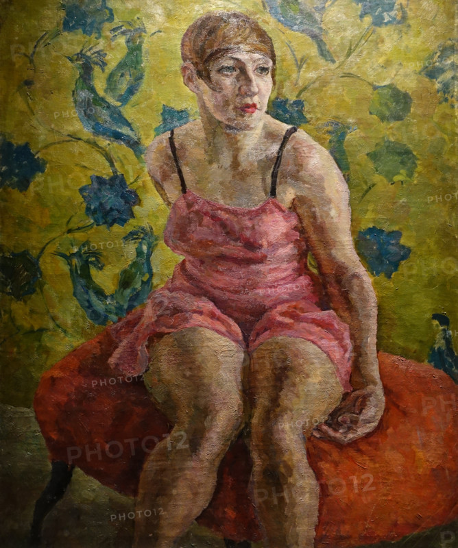 Portrait of a Woman in Pink