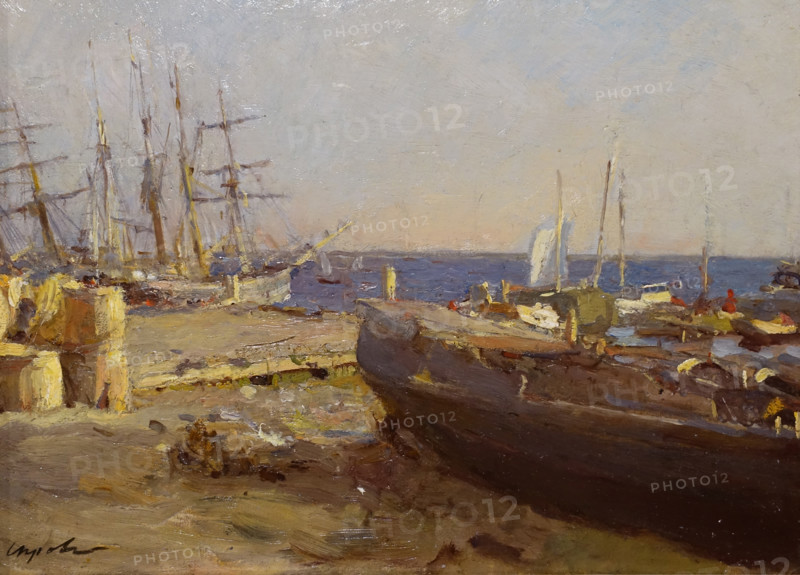 Pomor ships in Arkhangelsk