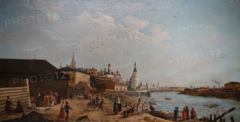 View of the Kremlin from the Stone Bridge in Moscow