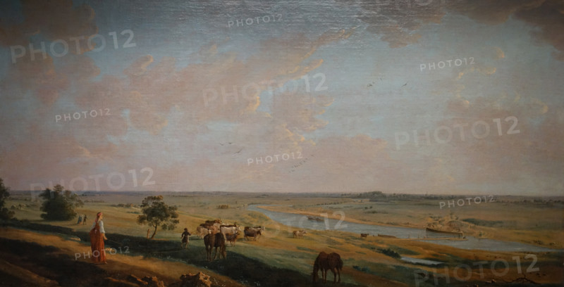 View of the Tsaritsyno field near Kolomenskoye near Moscow