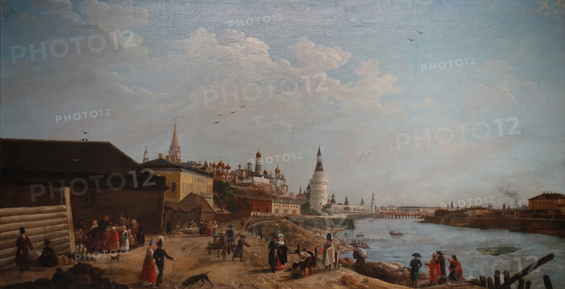 View of the Kremlin from the Stone Bridge in Moscow