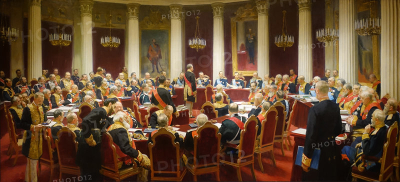 Ceremonial meeting of the The State Council of the Russian Empire on May 7