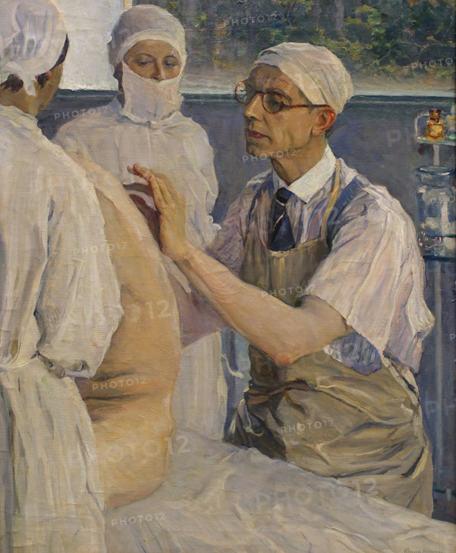 Portrait of a surgeon Sergei Sergeevich Yudin (1891-1954)