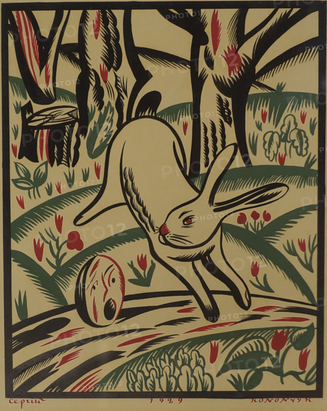 Illustrations and design for the fairy tale The Kolobok (The Bun)