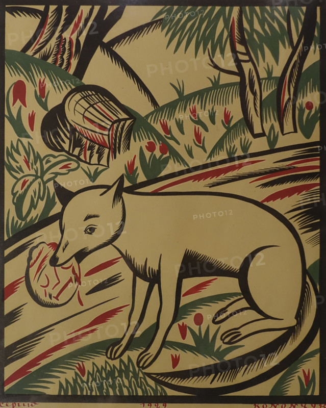 Illustrations and design for the fairy tale The Kolobok (The Bun)