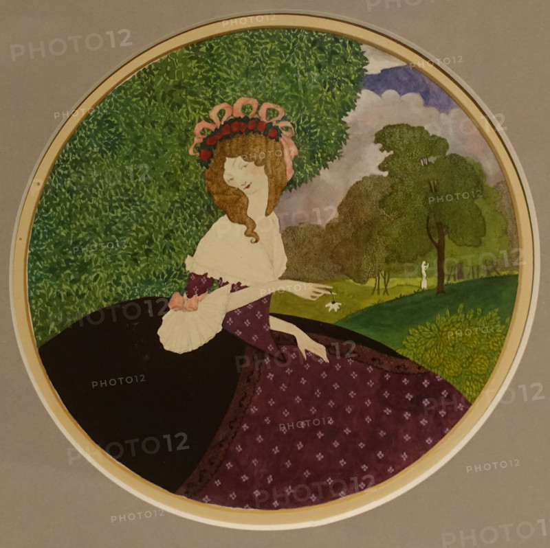 Lady with Flowers