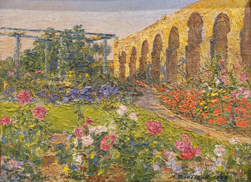 Garden in a Persian Villa in Tunisia