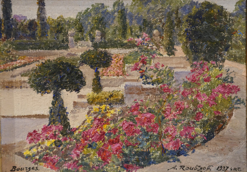 View of the Bourget Park