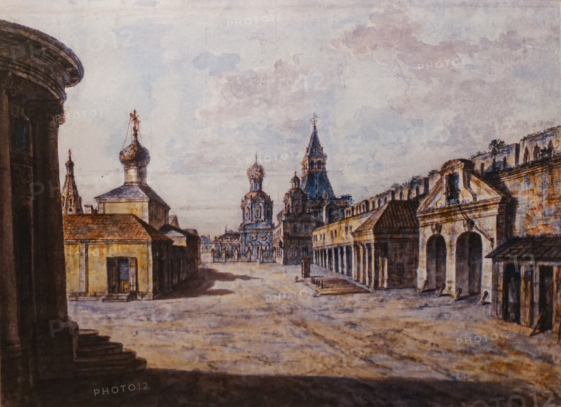 Kitay-gorod near the courtyard of the Kalyazin Makaryevsky Monastery and the Novonikolsky Gate