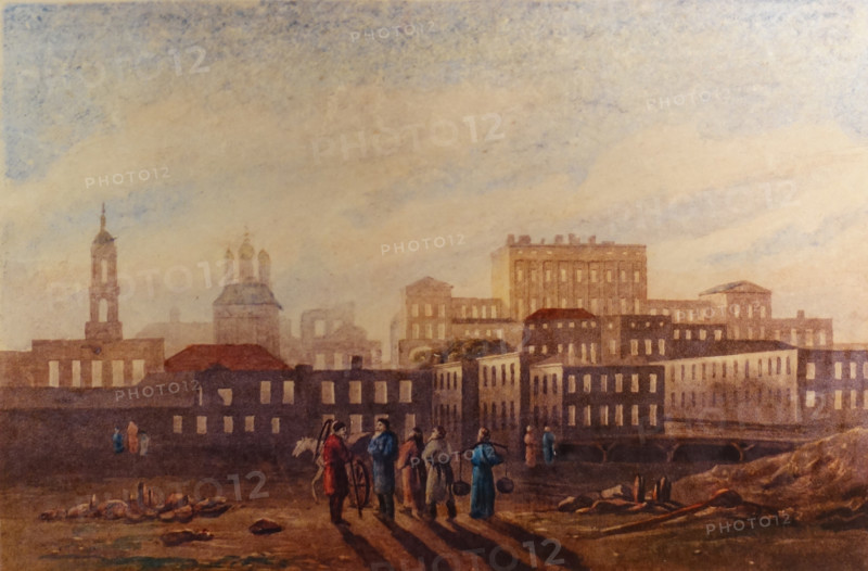 The center of Moscow after the fire of 1812