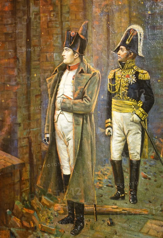 Napoleon (1769-1821) watching the Fire of Moscow