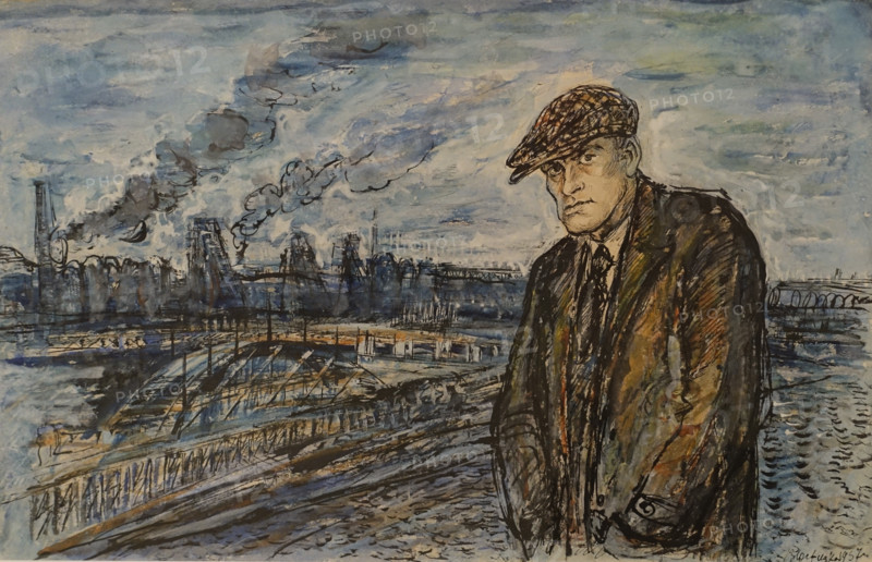Portrait of Vladimir Mayakovsky (1893-1930 )