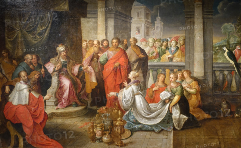 The Queen of Sheba before Solomon