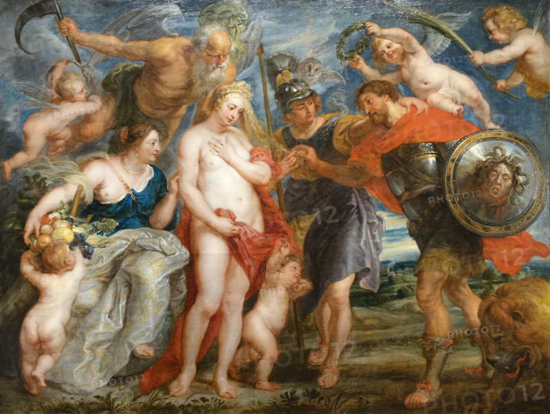 The French King Henry IV Seizes a Fortunate Opportunity to Conclude Peace: Allegory