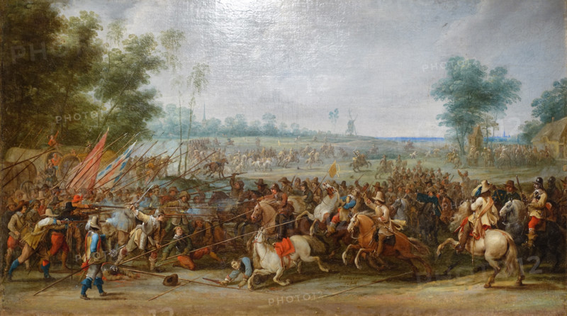 Battle of Cavalry and Infantry