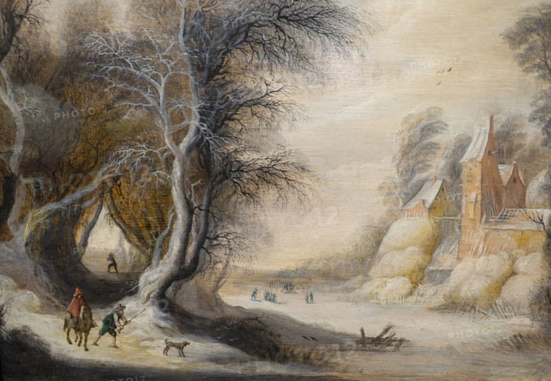 Winter Landscape with Hunters