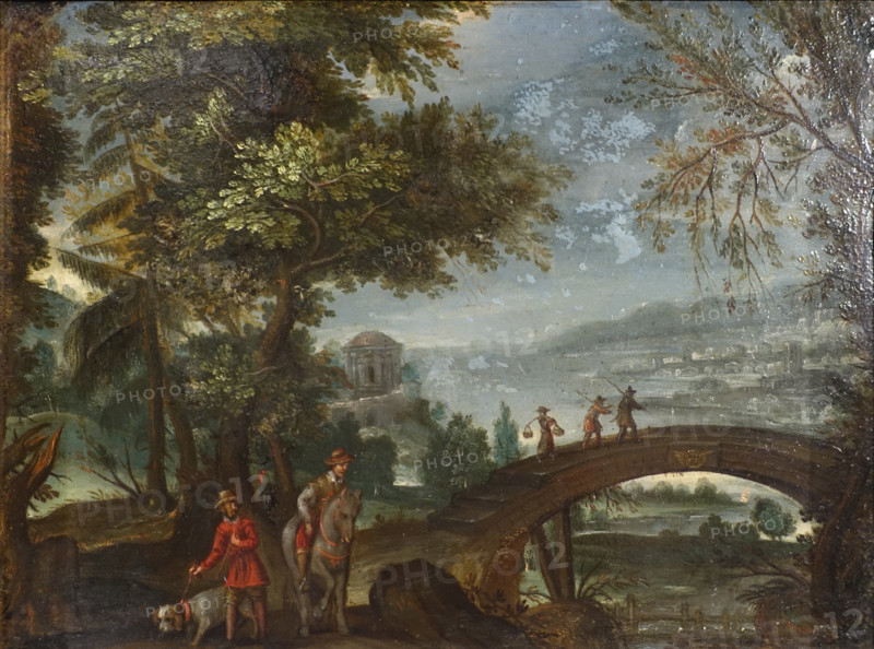 Landscape with Travelers